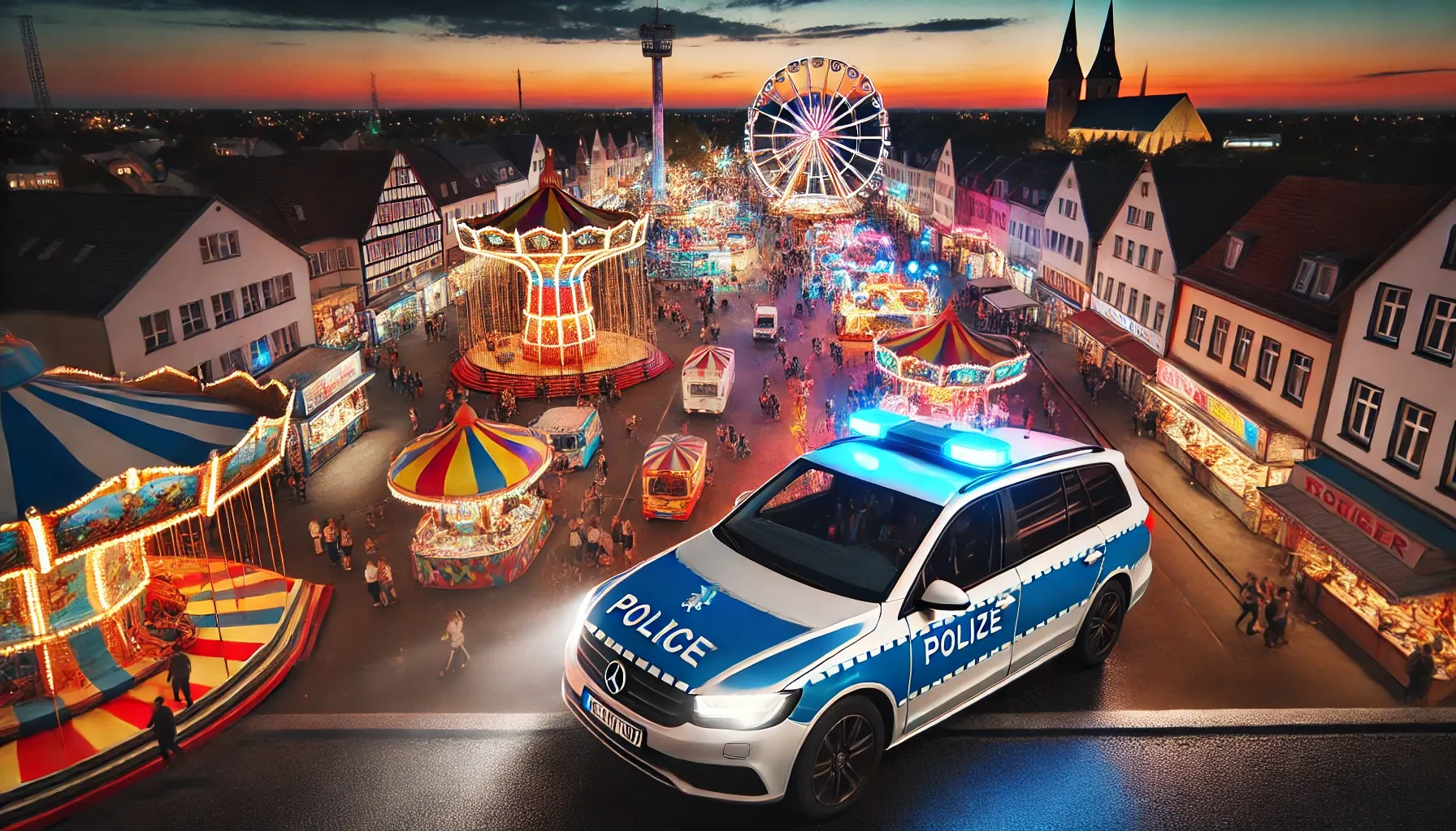 Polizeieinsatz auf Cranger Kirmes