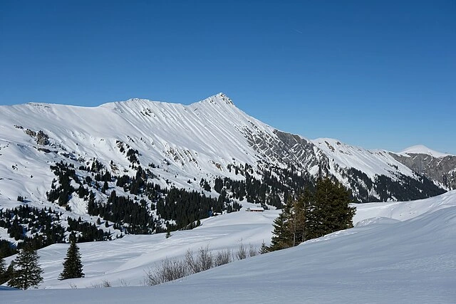 Winter in den Schweizer Alpen