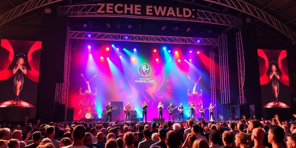 Bunte Konzerte und fröhliche Menschen bei der Schlager-Arena.