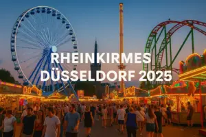 Symbolbild- Rheinkirmes Düsseldorf, Ki-generiert