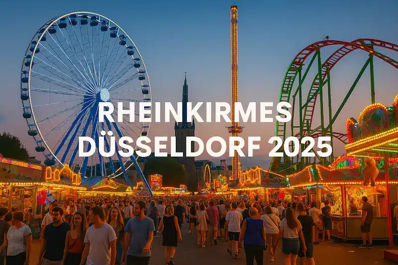 Symbolbild- Rheinkirmes Düsseldorf, Ki-generiert