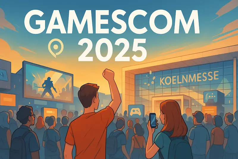 Symbolbild- Gamescom 2025, Ki-generiert