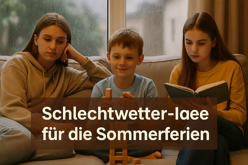 Schlechtwetter-Ideen für die Sommerferien, Ki-generiert